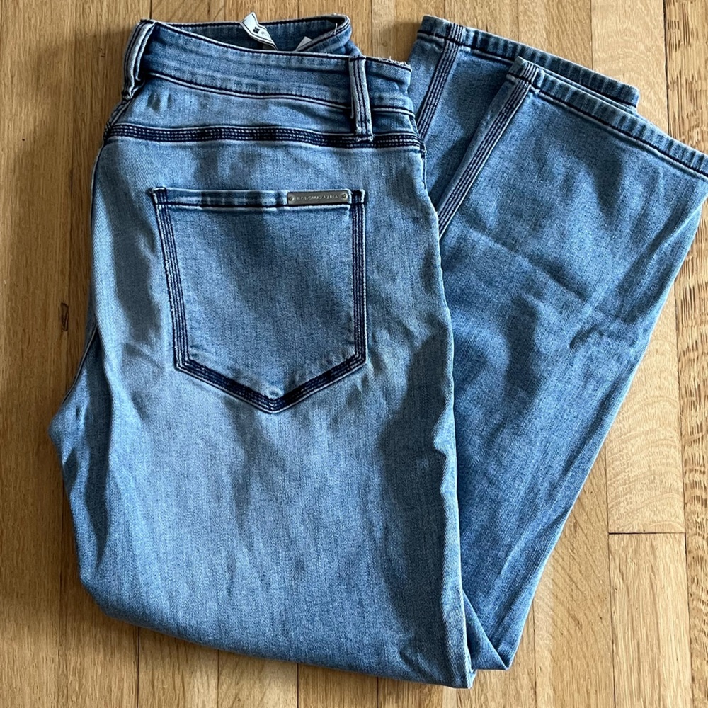 BCBG Maxazria cropped denim